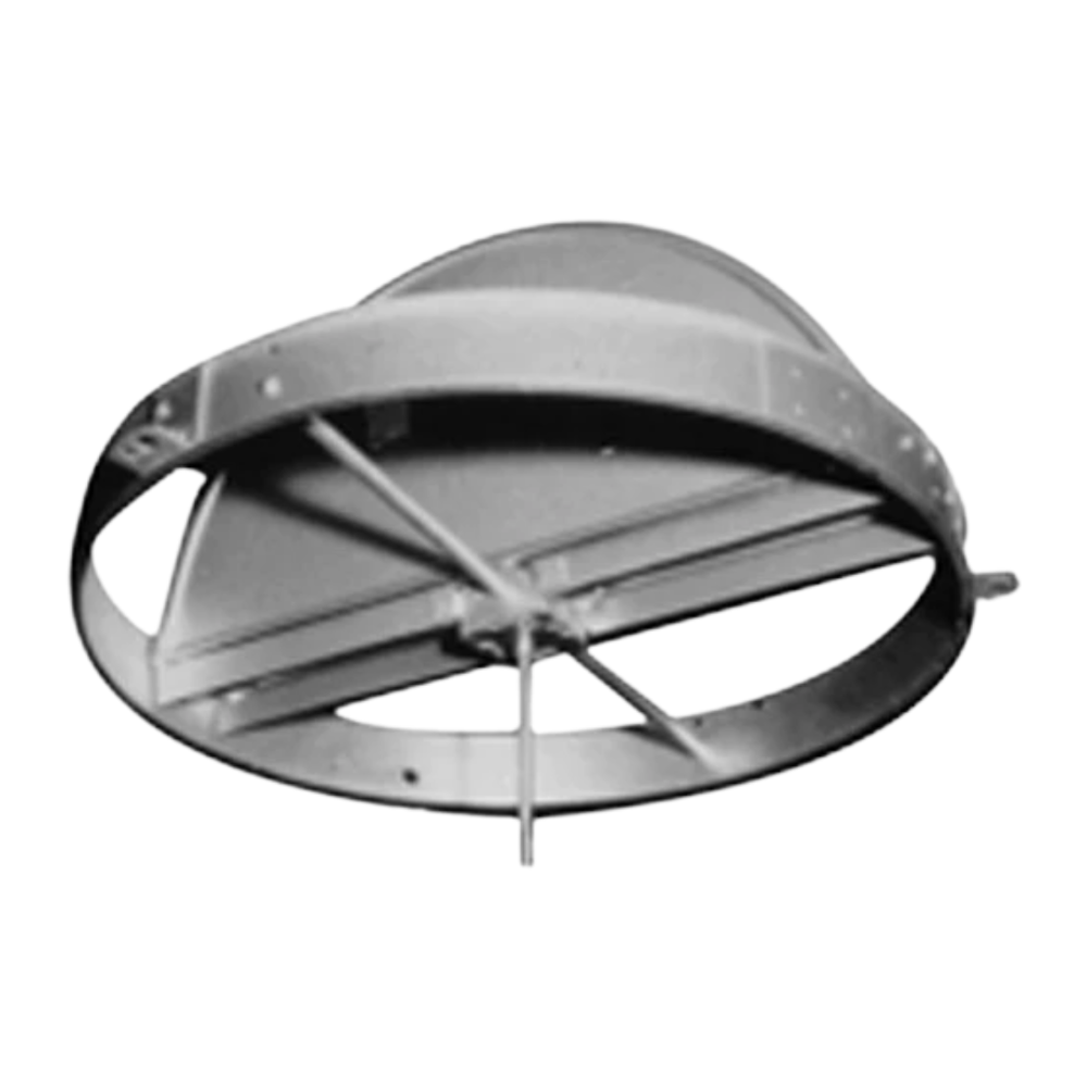 8" RESIDENTIAL ROUND CEILING DIFFUSER BUTTERFLY DAMPER