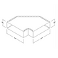WALL STACK LONG-WAY ELBOW - 3.25" x 10"