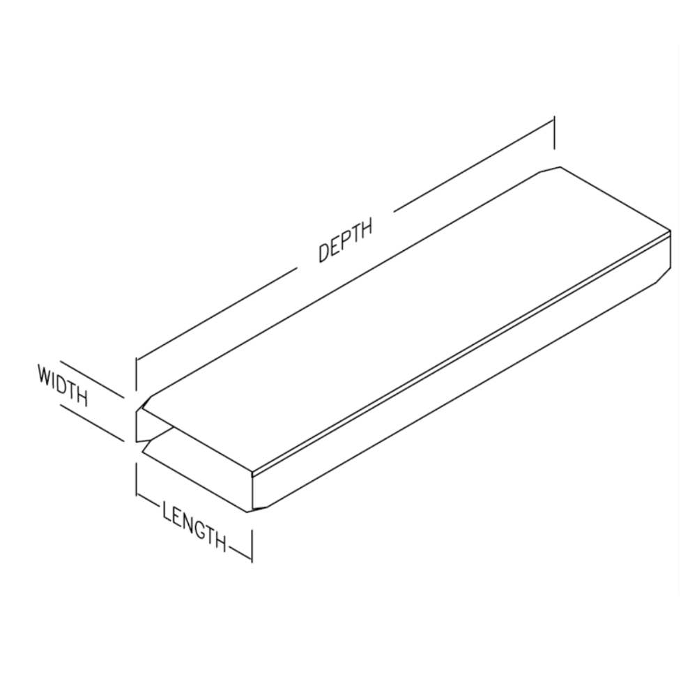 WALL STACK PIPE - 3.25" x 14" x 3'