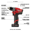 M12 FUEL™ 1/2 IN. CORDLESS HAMMER DRILL KIT