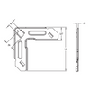 STACKABLE "F" CORNER FOR AUTOMATIC INSERTION