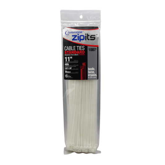 11" NATURAL ELECTRICAL TIE - 100 PCS - A&R Supply - Air Conditioning & Refrigeration Wholesaler - CAMBRIDGE RESOURCES