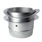 COLLAR SPIN-IN 4" FOR FIBERGLASS W/ DMPR AND E-STYLE STAND-OFF