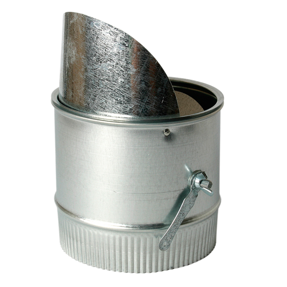 SPIN-IN COLLAR FOR METAL WITH SCOOP AND DAMPER