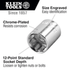 12 PC 1/2" DRIVE SOCKET WRENCH SET - A&R Supply - Air Conditioning & Refrigeration Wholesaler - KLEIN TOOLS