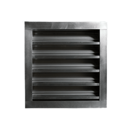 12" x 12" FLANGED FRAME STATIONARY LOUVER WITH MIAMI-DADE COUNTY APPROVAL - A&R Supply - Air Conditioning & Refrigeration Wholesaler - GRILLE TECH