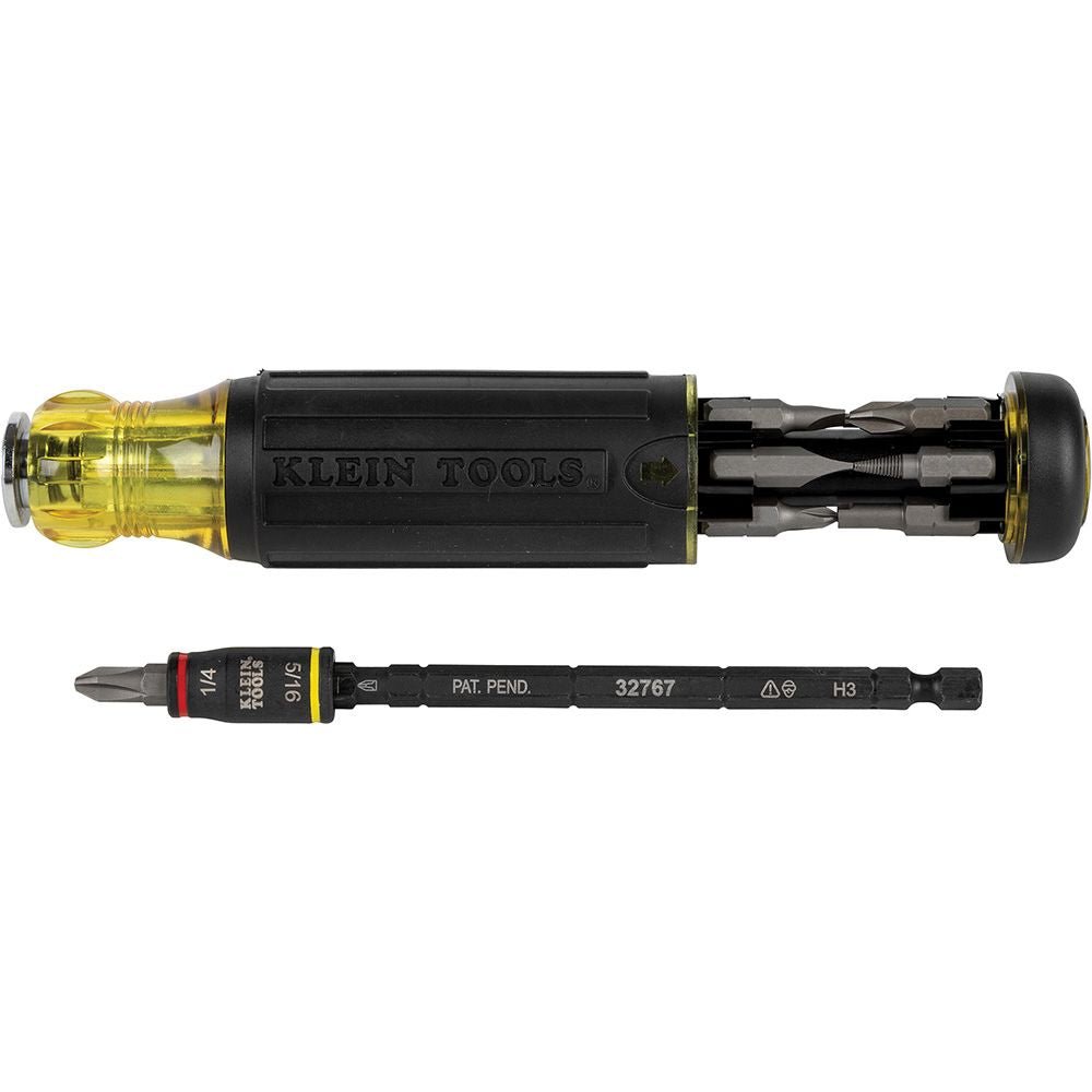 14-IN-1 HVAC ADJUSTABLE-LENGTH IMPACT SCREWDRIVER WITH FLIP SOCKET - A&R Supply - Air Conditioning & Refrigeration Wholesaler - KLEIN TOOLS
