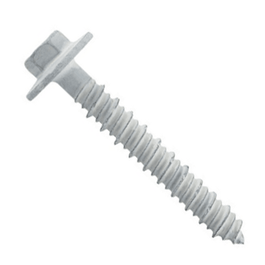 1/4"x2-1/4" ULTRACON PLUS - LIGHT/MEDIUM DUTY, HEX FLANGE HEAD, WHITE - 1000 /BOX - A&R Supply - Air Conditioning & Refrigeration Wholesaler - ALL TOOL AND FASTENERS