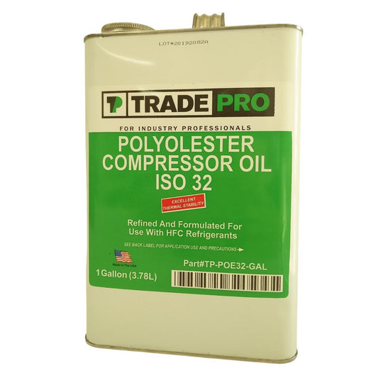 150VIS POLYESTER COMPRESSOR OIL - ISO 32 - 1 GALLON - A&R Supply - Air Conditioning & Refrigeration Wholesaler - TRADEPRO