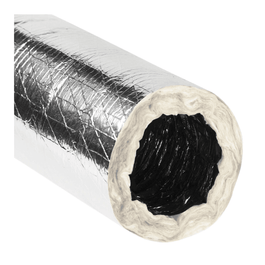 18" X 25' BOXED R4.2 RIP STOP FLEXIBLE FOIL SILVER AIR DUCT - A&R Supply - Air Conditioning & Refrigeration Wholesaler - QUIETFLEX