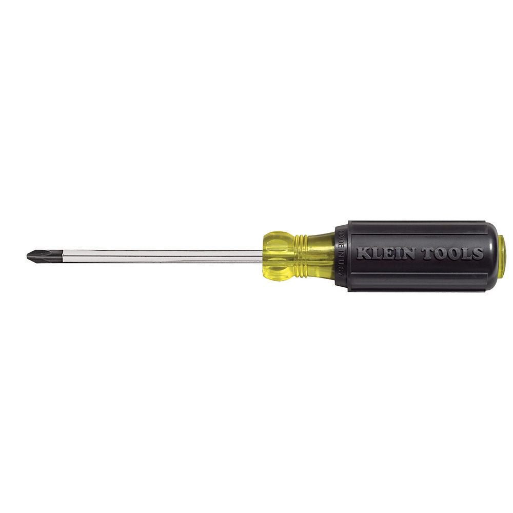 2 PHILLIPS SCREWDRIVER 4-INCH ROUND SHANK - A&R Supply - Air Conditioning & Refrigeration Wholesaler - KLEIN TOOLS
