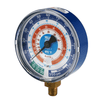 3-1/8" DRY COMPOUND GAUGE - BLUE °F - 30"- 0-120 PSI - 1/8" NPT MALE CONNECTION - A&R Supply - Air Conditioning & Refrigeration Wholesaler - YELLOW JACKET