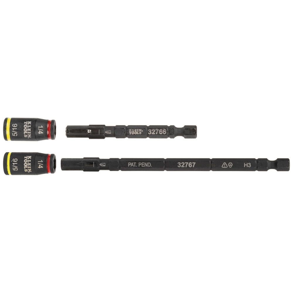 3-IN-1 IMPACT FLIP SOCKET SET, 1/4-INCH, 5/16-INCH, 2-PIECE - A&R Supply - Air Conditioning & Refrigeration Wholesaler - KLEIN TOOLS