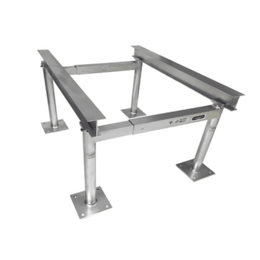 30" ALUMINUM STAND LEG ASSEMBLY - STANDARD DUTY - A&R Supply - Air Conditioning & Refrigeration Wholesaler - MIAMI TECH