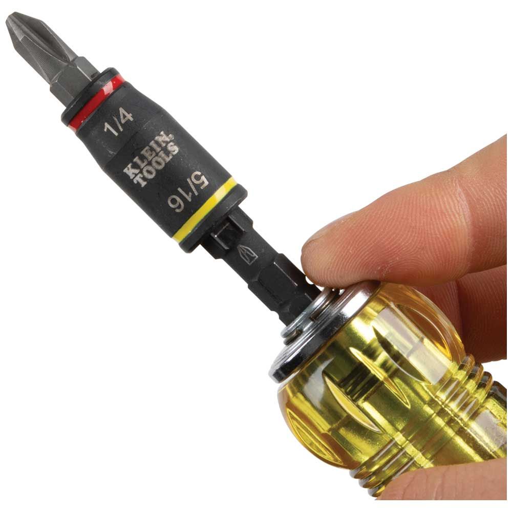 14-IN-1 HVAC ADJUSTABLE-LENGTH IMPACT SCREWDRIVER WITH FLIP SOCKET