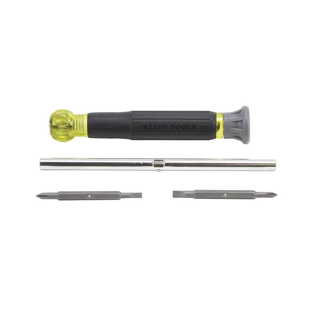MULTI-BIT ELECTRONICS SCREWDRIVER, 4-IN-1, PHILLIPS, SLOTTED BITS