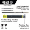 MULTI-BIT ELECTRONICS SCREWDRIVER, 4-IN-1, PHILLIPS, SLOTTED BITS