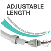 3/4" x 6' NON-METALLIC FLEXIBLE PVC CONDUIT A/C WHIP CABLE - A&R Supply - Air Conditioning & Refrigeration Wholesaler - CAMBRIDGE RESOURCES
