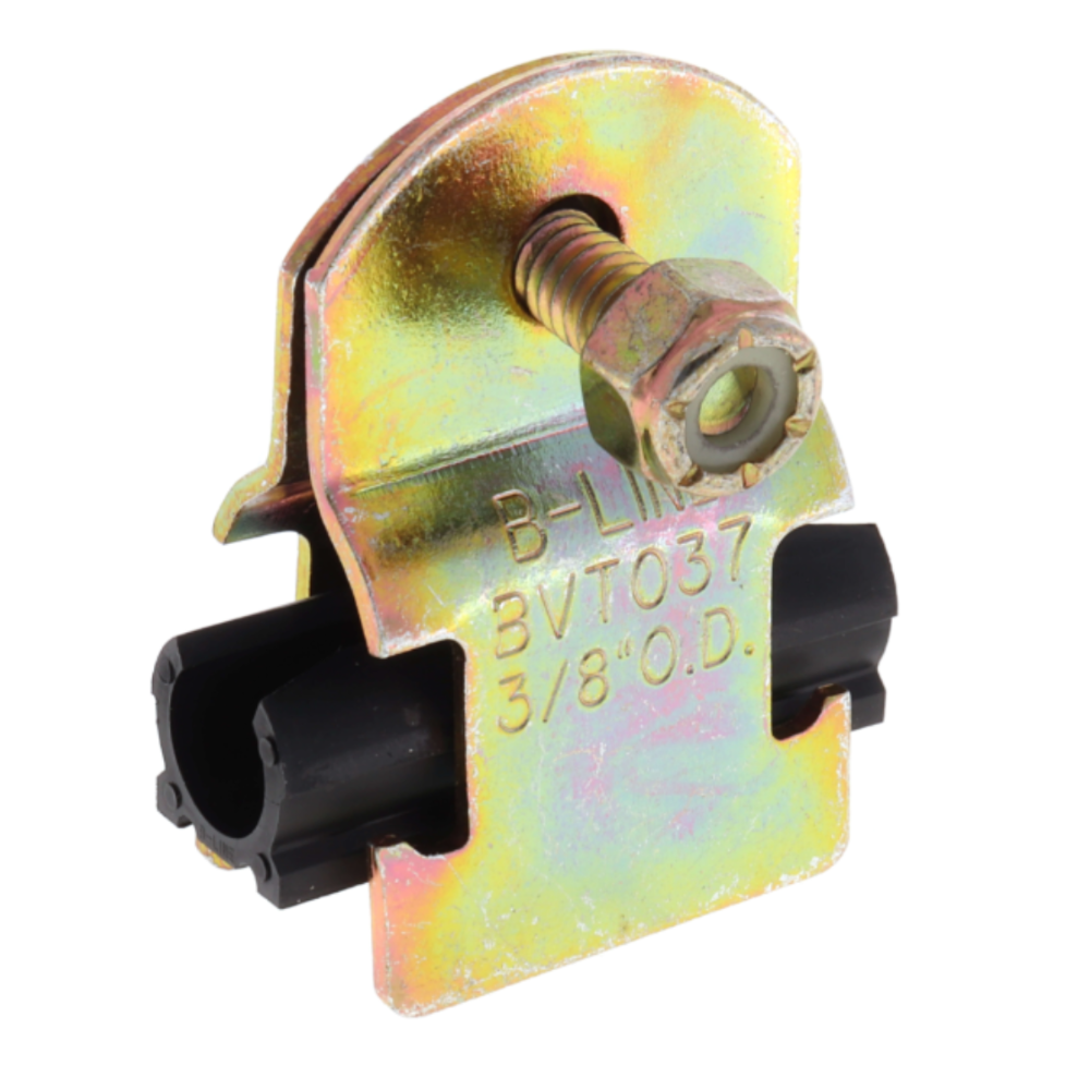 3/8" OD ELECTRO-GALVANIZED STRUT CUSHION VIBRA CLAMP - A&R Supply - Air Conditioning & Refrigeration Wholesaler - COOPER B-LINE