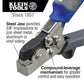 3/8" SNAP LOCK PUNCH TOOL - PUNCH SET - FOR SHEET METAL, VINYL AND ALUMINUM SIDING - A&R Supply - Air Conditioning & Refrigeration Wholesaler - KLEIN TOOLS