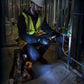UTILITY GLOVES - MECHANICS GLOVES, EXTRA LARGE BLACK/GRAY - REINFORCED - TREK DRY TOP WITH SPONGE FOAM