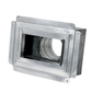 6" x 6" x 4" METAL TOP REGISTER BOX WITH COLLAR - NO INSULATION - A&R Supply - Air Conditioning & Refrigeration Wholesaler - MIAMI TECH