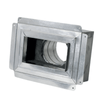 6" x 6" x 4" METAL TOP REGISTER BOX WITH COLLAR - NO INSULATION - A&R Supply - Air Conditioning & Refrigeration Wholesaler - MIAMI TECH