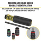 7-IN-1 IMPACT FLIP SOCKET WITH HANDLE - A&R Supply - Air Conditioning & Refrigeration Wholesaler - KLEIN TOOLS