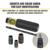 7-IN-1 IMPACT FLIP SOCKET WITH HANDLE - A&R Supply - Air Conditioning & Refrigeration Wholesaler - KLEIN TOOLS