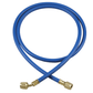 72" CHARGING HOSE - STANDARD WITH 1/4" FLARE FITTING - BLUE - A&R Supply - Air Conditioning & Refrigeration Wholesaler - YELLOW JACKET