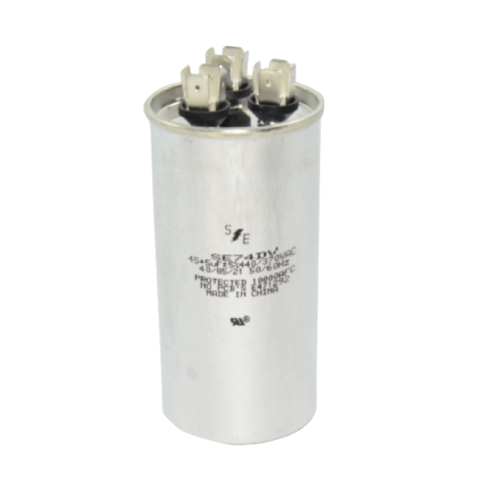 80+10 ΜF MFD. 370V/440V DUAL ROUND CAPACITOR - A&R Supply - Air Conditioning & Refrigeration Wholesaler - SMART ELECTRIC