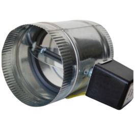 6" ROUND MOTORIZED DAMPER 24V - N/O POWER CLOSED