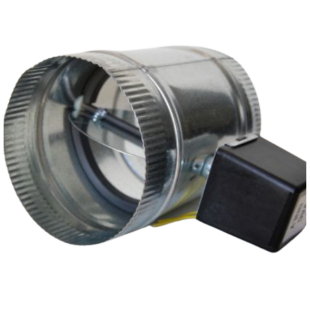 6" ROUND MOTORIZED DAMPER 24V N/C POWER OPEN A&R Supply Air