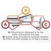 AIR HANDLER STAND - W:16-26" x H:18" x D:26"