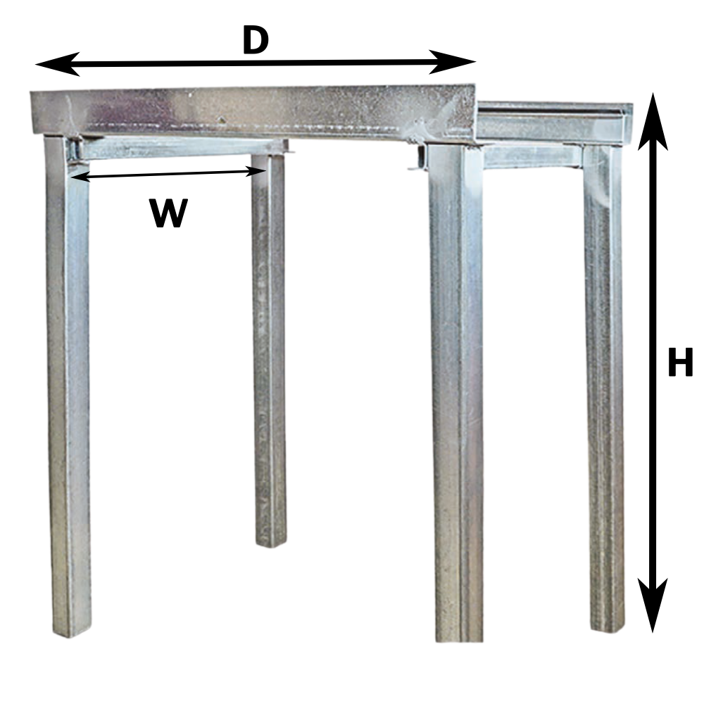 AIR HANDLER STAND - W:16-26" x H:18" x D:26"