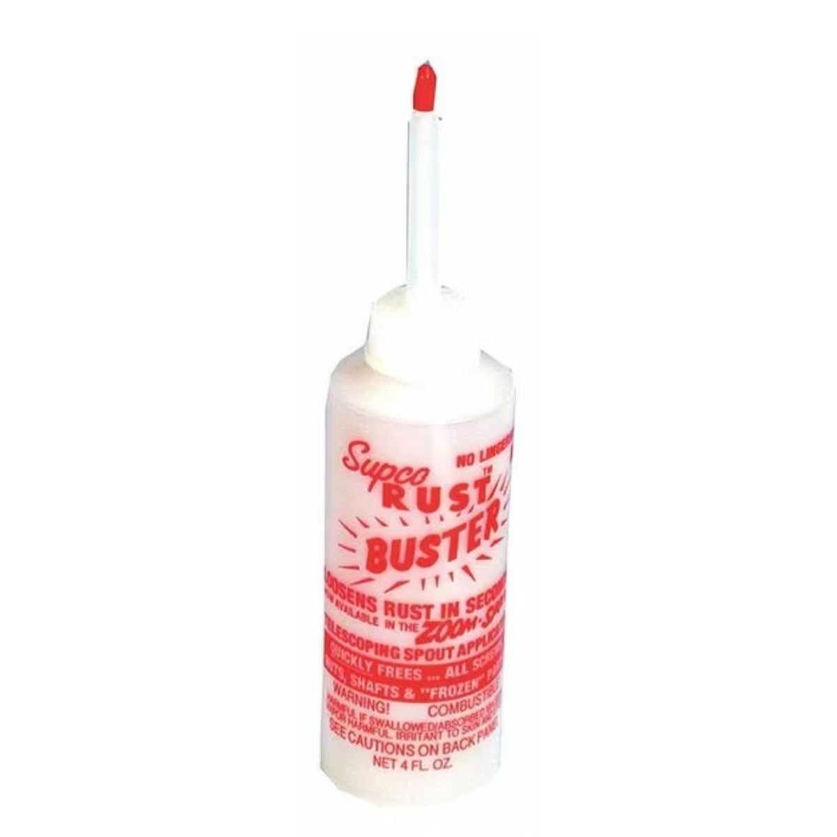CLEANER SOLVENT/ RUST BUSTER - SOLVENT, 4 OZ - CLEAR/BRIGHT, PETROLEUM