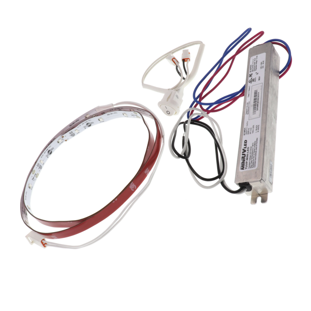 DISINFECTING MINI UV LIGHT LED SYSTEM FOR MINI-SPLITS W/ ON/OFF SWITCH ...