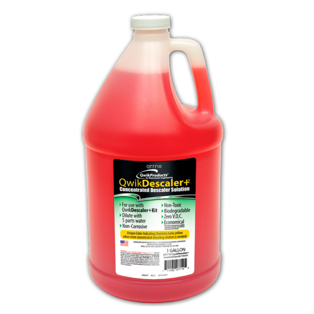 QWIK CONCENTRATED DESCALER SOLUTION - 1 GAL (LINE, RUST, SCALE REMOVER)