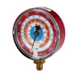 3-1/8" DRY PRESSURE GAUGE - RED °F, 0-500 PSI - 1/8" NPT MALE CONNECTION