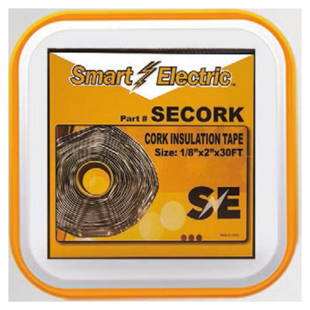 CORK INSULATION TAPE 1/8" X 2" - 30' ROLL