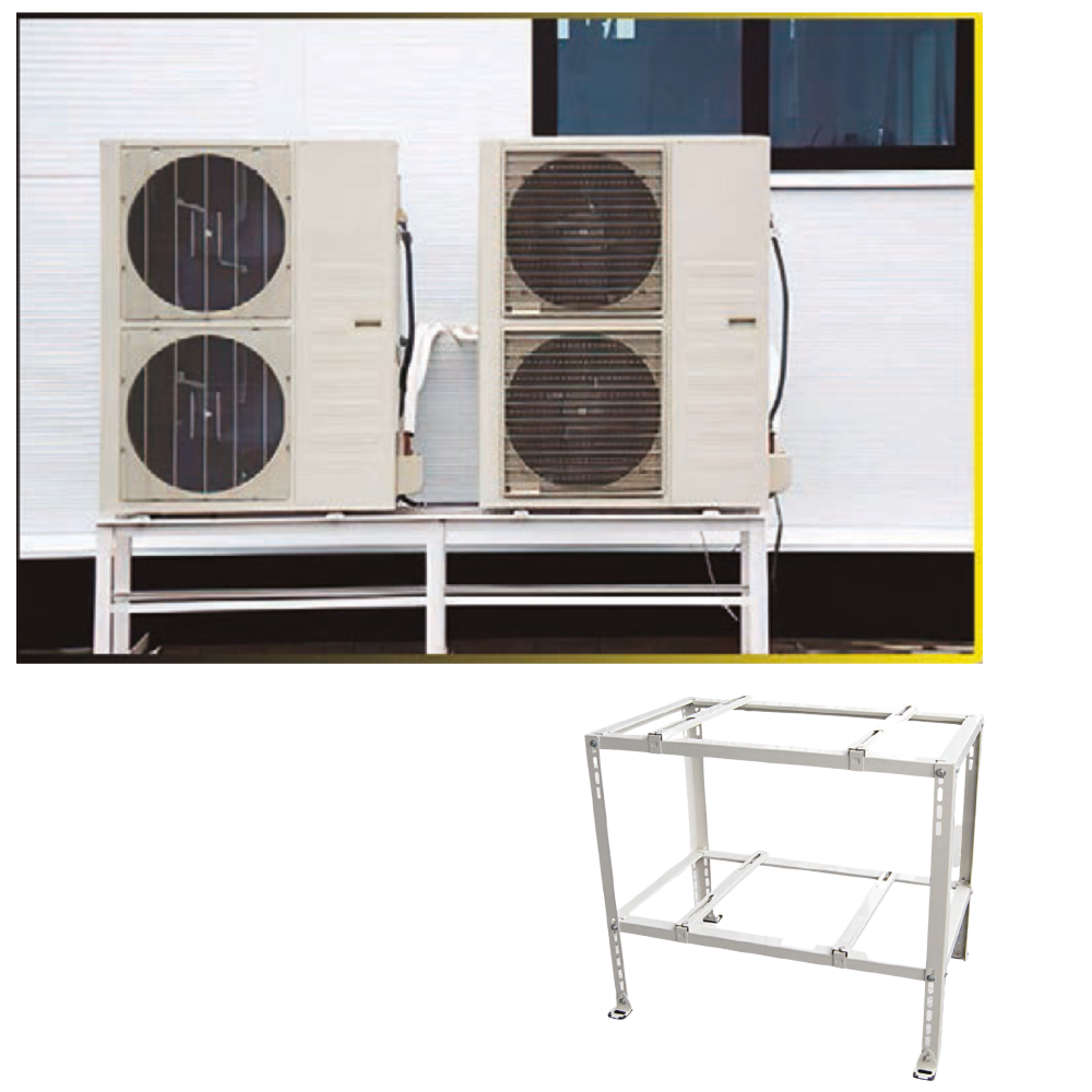 TWO CONDENSING UNIT STAND - W:31-1/2" X D:31-1/2" X H:17-3/4"