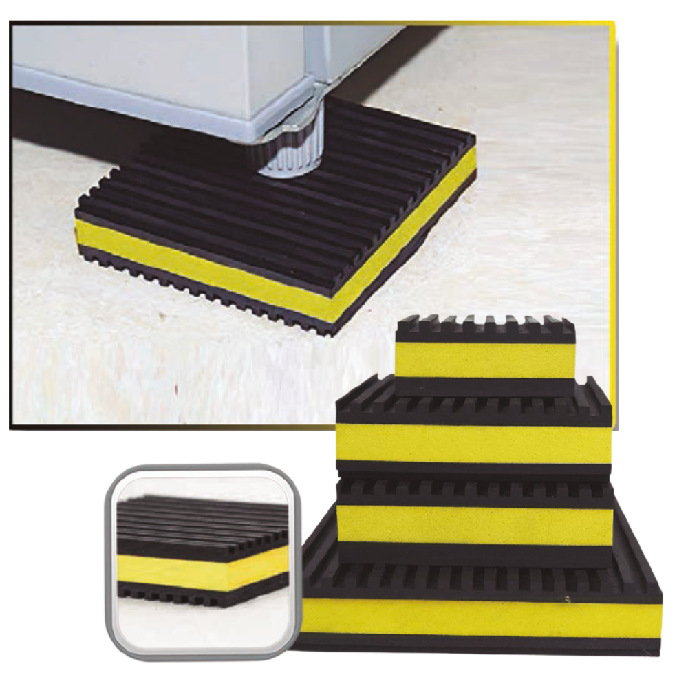 RUBBER EVA ANTI VIBRATION PADS 2 X 2 X 7 8 100 PC A R Supply rubber-eva-anti-vibration-pads-2-x-2-x-7-8-100-pc-a-r-supply
