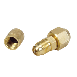 UNION WITH 1/4" MALE FLARE x 1/4" ACCESS W/CORE REMOVER