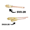3/8" O.D. x 2" COPPER TUBEEXTENSION WITH CORE REMOVER ON CAP