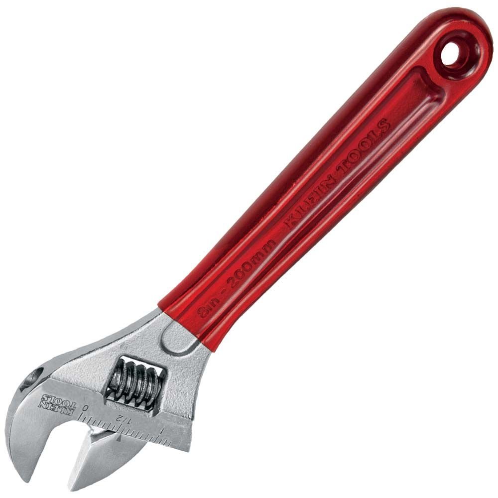 ADJUSTABLE WRENCH, EXTRA CAPACITY 8-INCH - A&R Supply - Air Conditioning & Refrigeration Wholesaler - KLEIN TOOLS