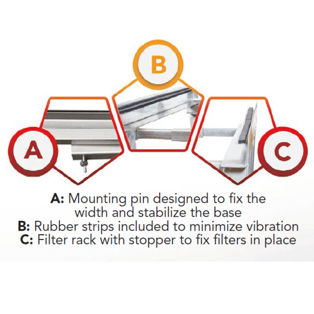 AIR HANDLER STAND - W:16-26" x H :36" x D:26" - A&R Supply - Air Conditioning & Refrigeration Wholesaler - HERCULES