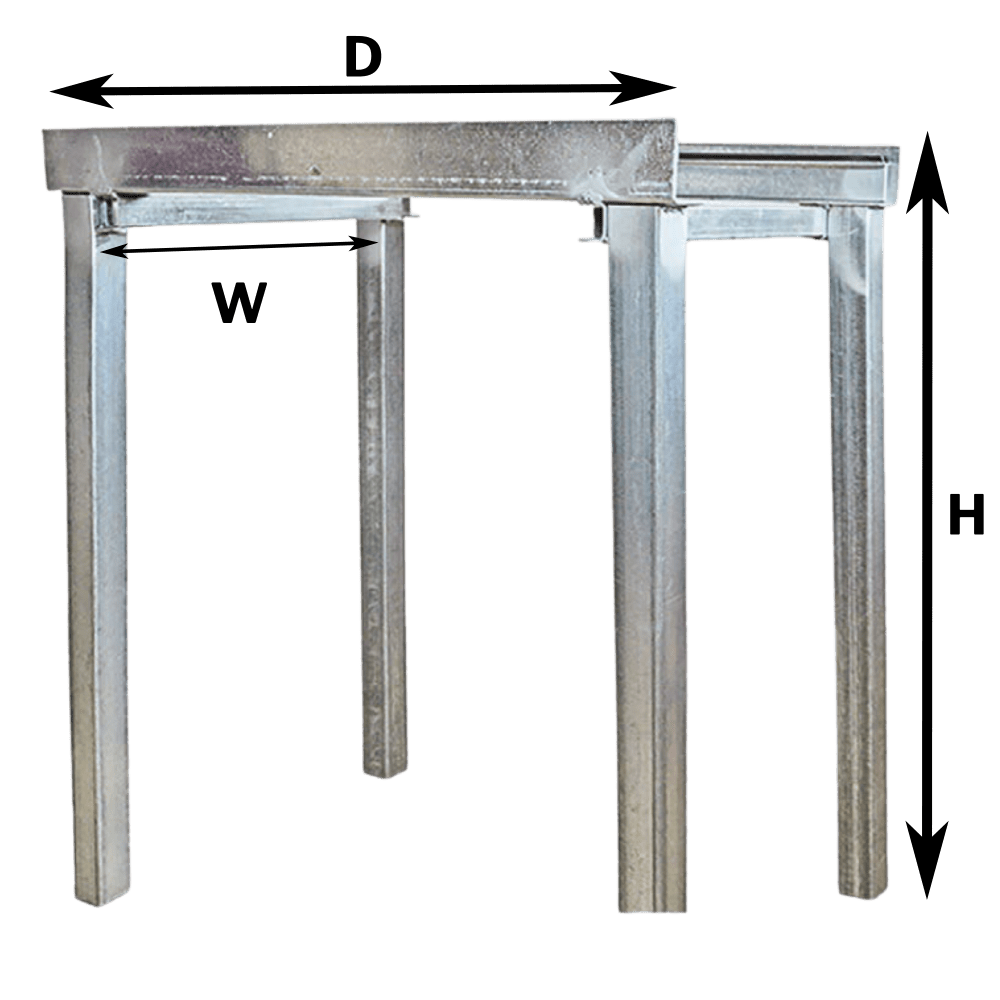 AIR HANDLER STAND - W:16-26" x H :36" x D:26" - A&R Supply - Air Conditioning & Refrigeration Wholesaler - HERCULES