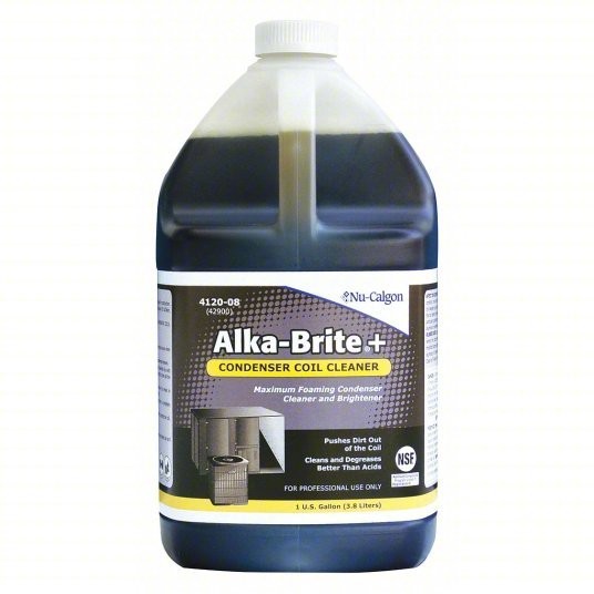 ALKA BRITE PLUS - NON-ACID COIL CLEANER - DEGREASER - 1 GAL - A&R Supply - Air Conditioning & Refrigeration Wholesaler - NU-CALGON