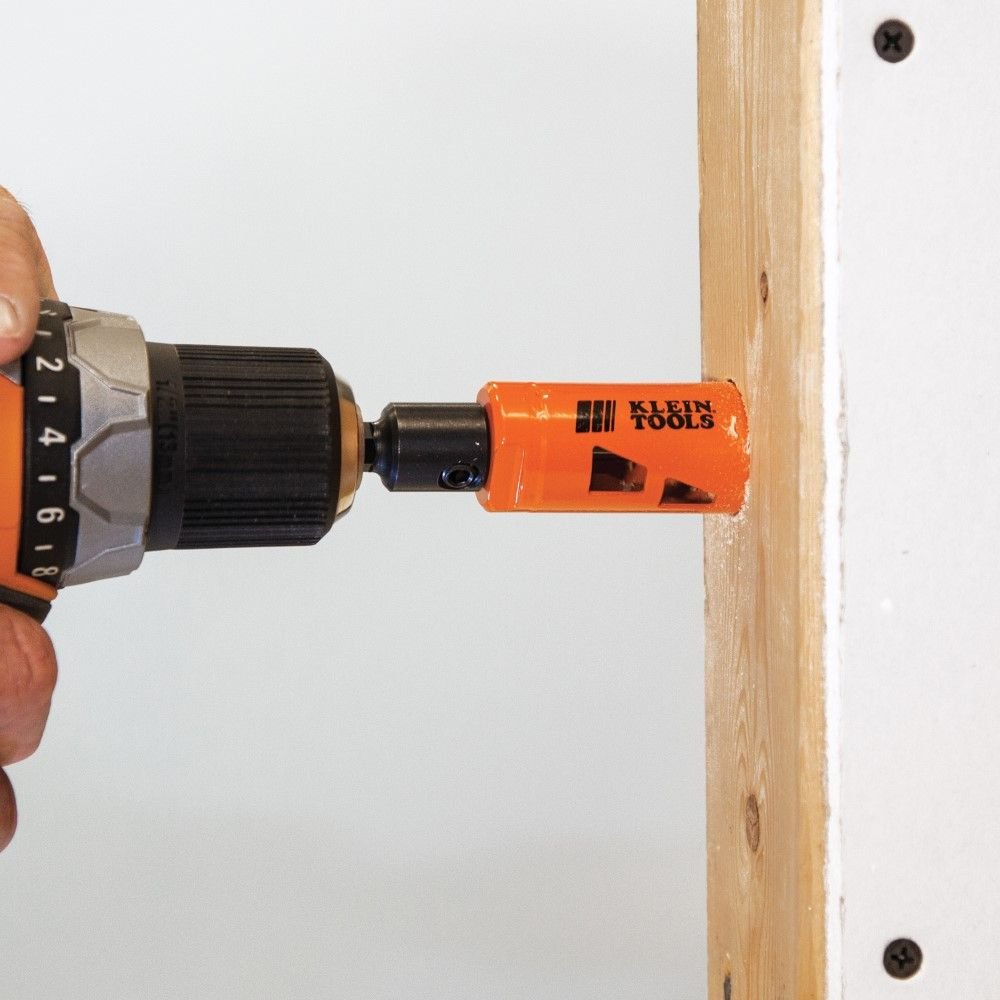 BI-METAL HOLE SAW KIT - 8-PIECE - A&R Supply - Air Conditioning & Refrigeration Wholesaler - KLEIN TOOLS