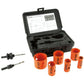BI-METAL HOLE SAW KIT - 8-PIECE - A&R Supply - Air Conditioning & Refrigeration Wholesaler - KLEIN TOOLS